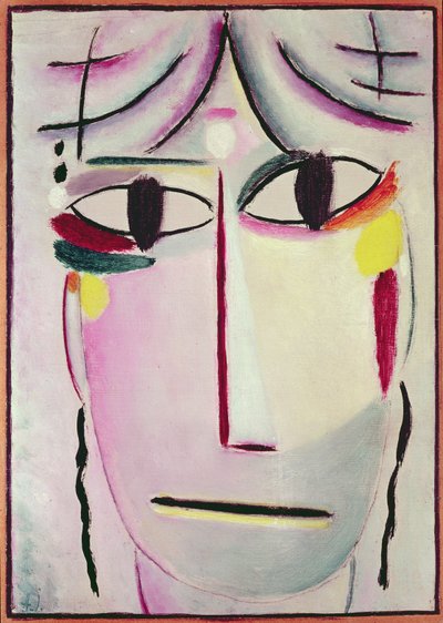 El Rostro del Redentor, 1920 de Alexej von Jawlensky